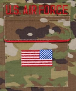 USAF Christmas Stocking Pocket Detail